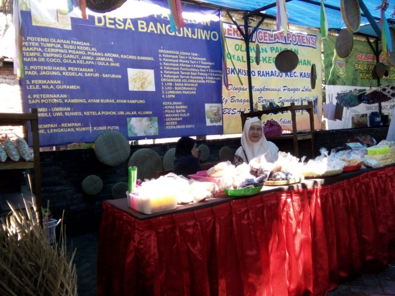 Stand Bangunjiwo Raih Prestasi Dalam Pameran Olahan Pangan Lokal Bpp