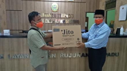 Bantuan Masker  dari  Yayasan Jito dan PT Maesindo