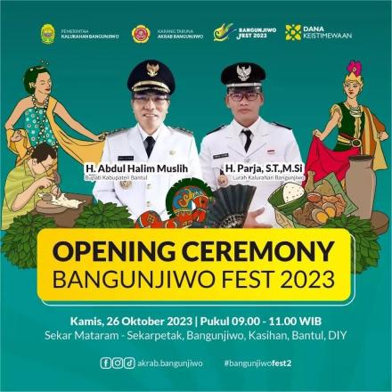 Opening Ceremony Bangunjiwo Fest #2