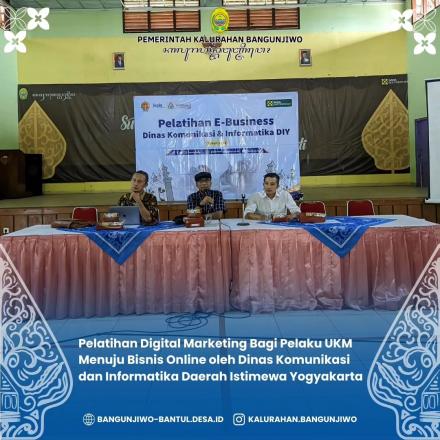 Pelatihan digital marketing bagi pelaku UKM menuju bisnis online 