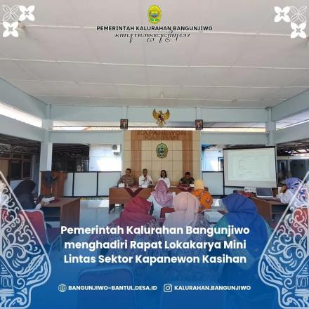 Acara Rapat Lokakarya Mini Lintas Sektor Kapanewon Kasihan