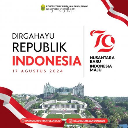 Dirgahayu ke-79 Republik Indonesia!