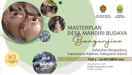 Data Masterplan Kalurahan Mandiri Budaya Bangunjiwo