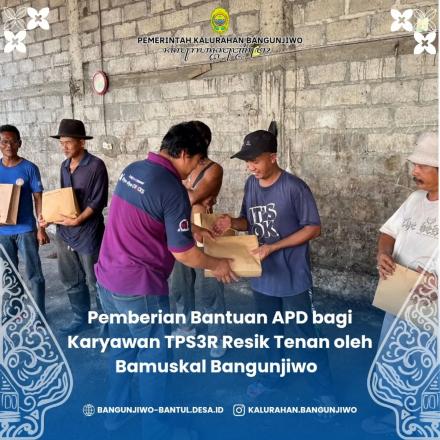 DUKUNGAN BAMUSKAL KEPADA UNIT PENGELOLA SAMPAH TPS3R RESIK TENAN 