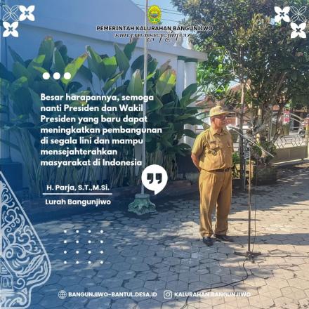 Kegiatan Apel Pamong Kalurahan Senin 21 Oktober 2024