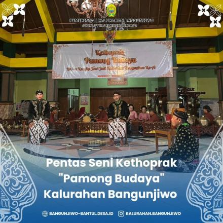  Pentas Kethoprak Pamong Budaya HUT Kalurahan Bangunjiwo Ke-78 Tahun 2024