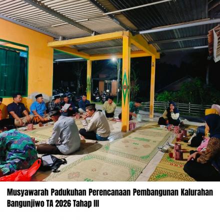 Pelaksanaan Musduk Perencanaan Pembangunan TA 2026 di Padukuhan Donotirto, Sribitan dan Sembungan
