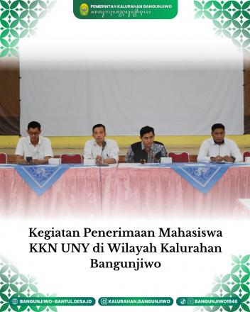 Tahun ini 20 Mahasiswa UNY diterjunkan untuk KKN di Kalirandu dan Gedongan