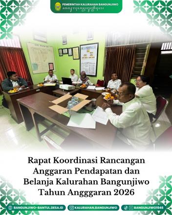 Rapat Pencermatan RPJMKal dan Penyusunan RAB untuk RKPKal TA 2026