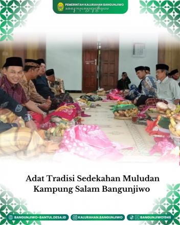 Tradisi Sedekahan Maulid Nabi Kampung Salam Bangunjiwo Tahun 2025