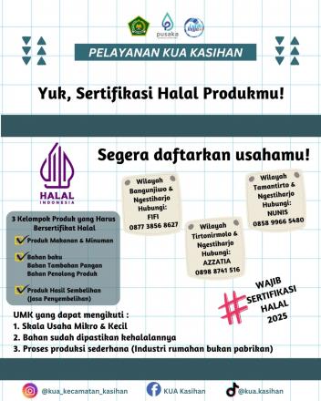 Informasi Sertifikasi Halal Tahun 2025