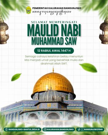 Selamat Memperingati Maulid Nabi Muhammad SAW Tahun 2025