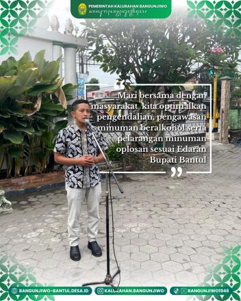 Kegiatan Apel Pamong Kalurahan Bangunjiwo 8 September 2025