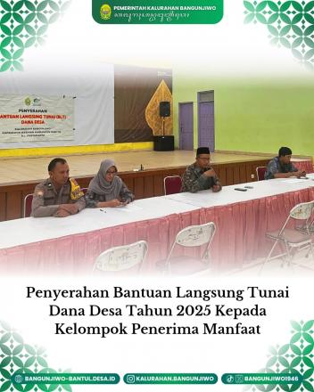Penyaluran BLT DD Periode Bulan September TA 2025