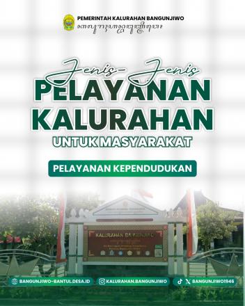 Prosedur Pelayanan Adminduk Kalurahan Bangunjiwo