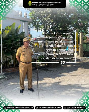 Apel Pamong Kalurahan Senin 3 Oktober 2025