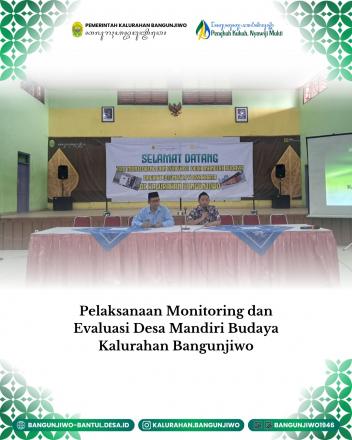 Monev Perjalanan 3 Tahun BKK Desa Mandiri Budaya di Bangunjiwo