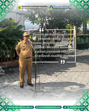 Apel Pamong Kalurahan Bangunjiwo 27 Oktober 2025