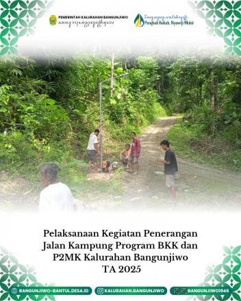 Pelaksanaan Pembangunan Penerangan Jalan Program BKK dan P2MK TA 2025