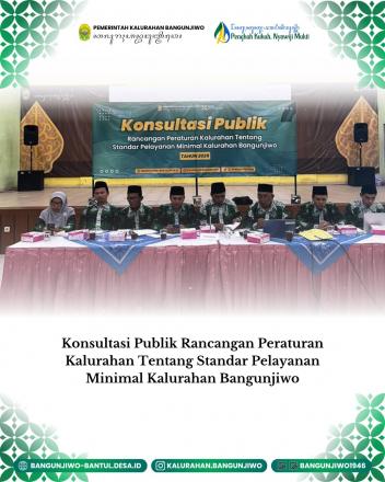 Publik Hearing Raperkal tentang SPM Kalurahan Bangunjiwo