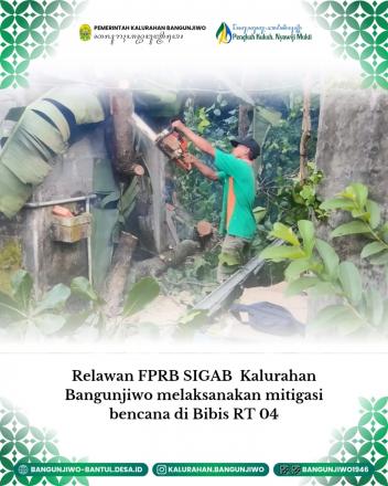 Pengkondisian Mitigasi Bencana Pohon Tumbang di Bibis RT 04