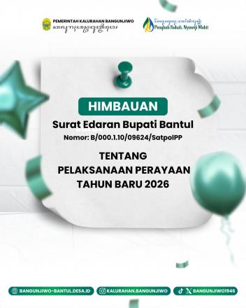 Edaran Perayaan Malam Tahun Baru 2026