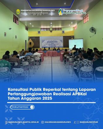 Konsultasi Publik Raperkal Laporan Pertanggungjawaban Realisasi APBKal TA 2025