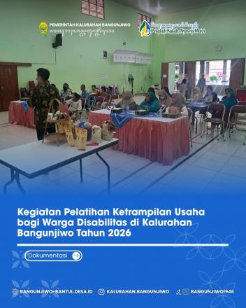Pelatihan Budidaya Jamur Tiram bagi Kelompok Disabilitas Kalurahan Bangunjiwo