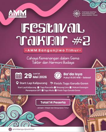 FESTIVAL TAKBIR KELILING IDULADHA 1447 H PRM BANGUNJIWO TIMUR
