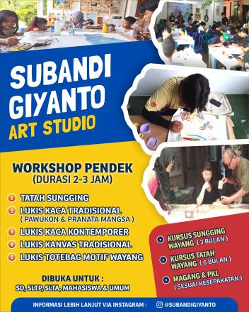 Workshop Wayang Kulit Bersama Subandi Giyanto Art Studio