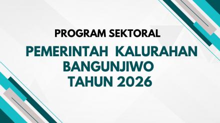 Program Sektoral Kalurahan Bangunjiwo Tahun 2026