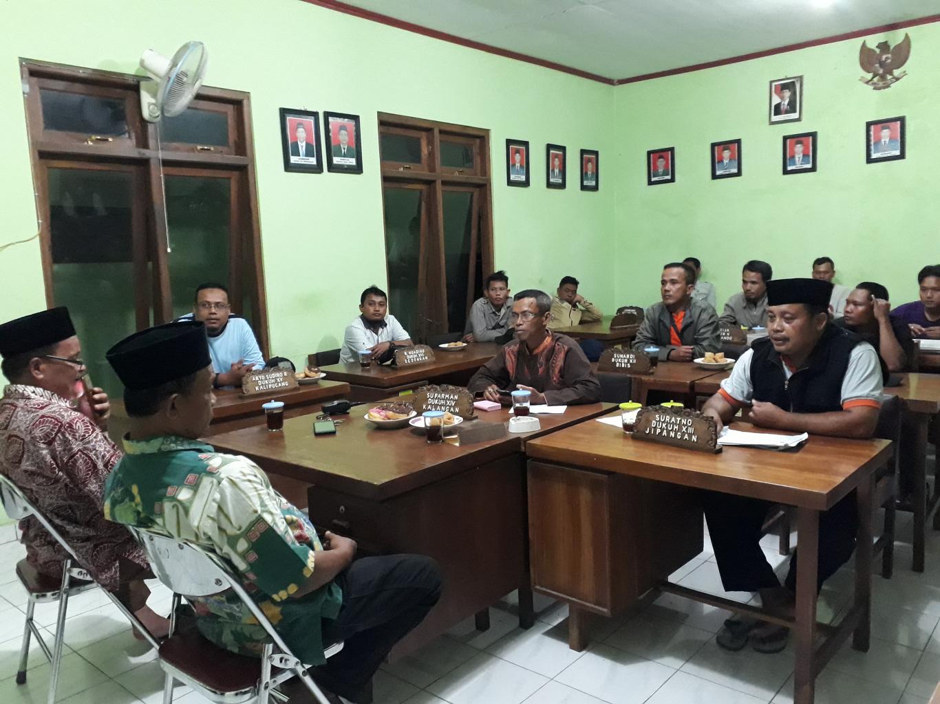 Rakor FPRB Desa Bangunjiwo Dalam Rangka Persiapan Kegiatan Simulasi ...