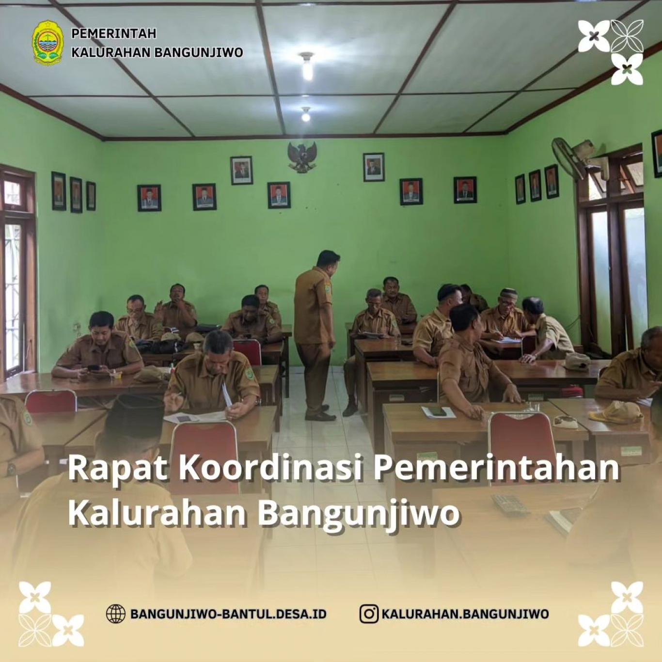 Rapat Koordinasi Pemerintahan Kalurahan Bangunjiwo - Website Kalurahan ...